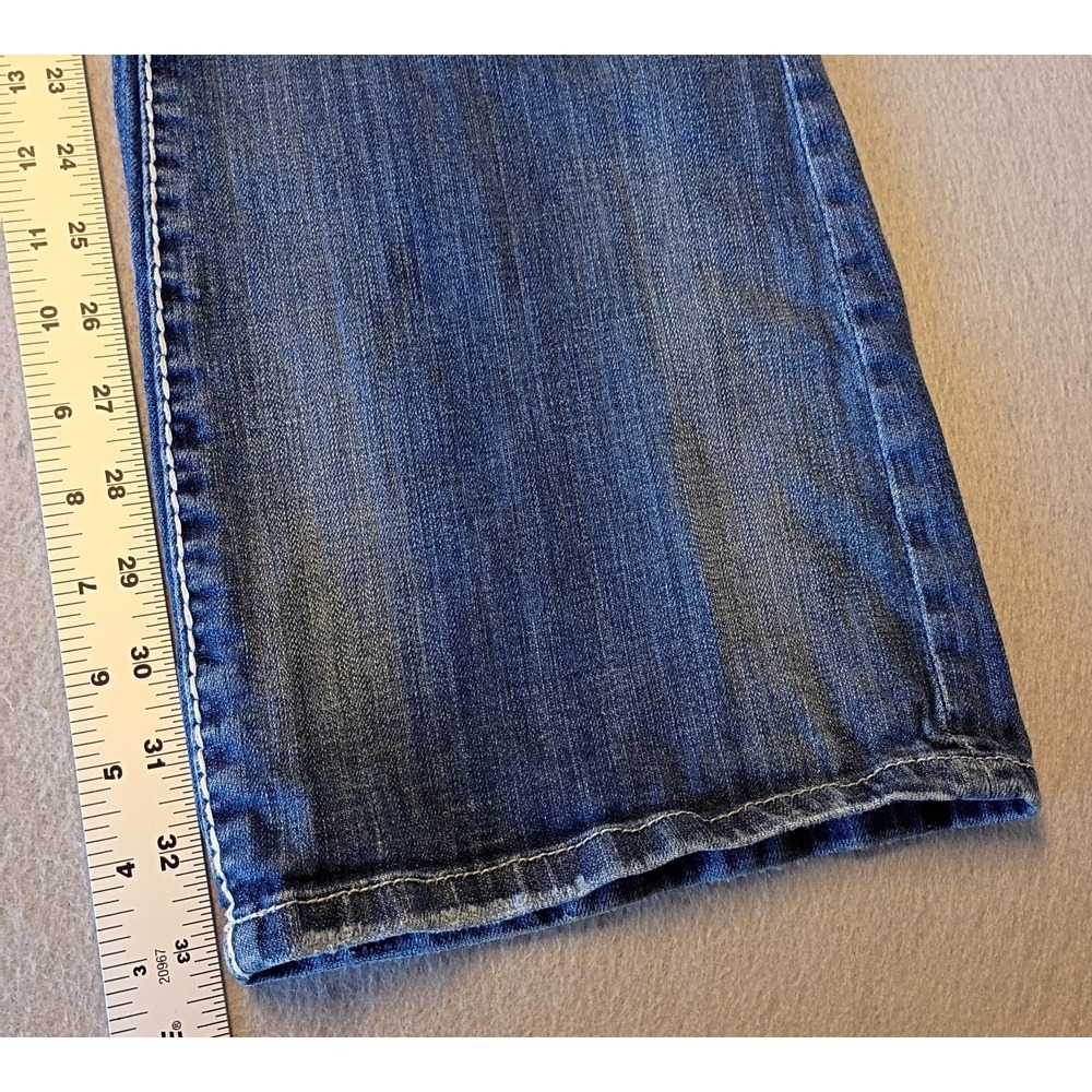 CELLO Women's Med Wash Jeans Boot Cut Pants Size 15 Y2K - Picture 10 of 12